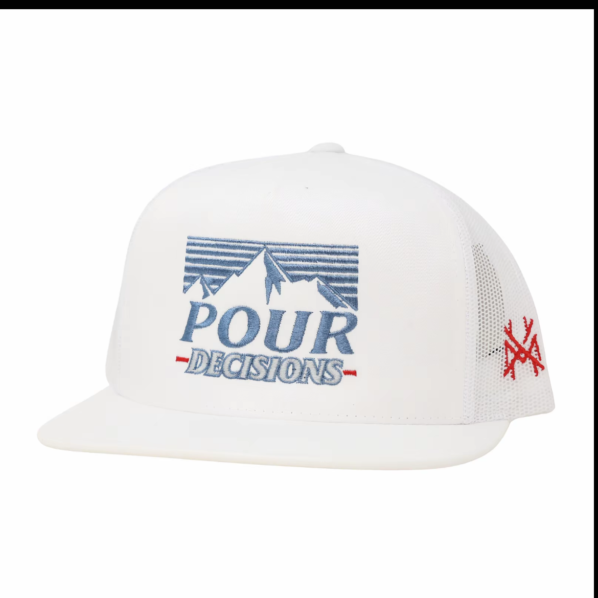 Pour Decisions Embroidered Trucker Hat snapback Adjustable