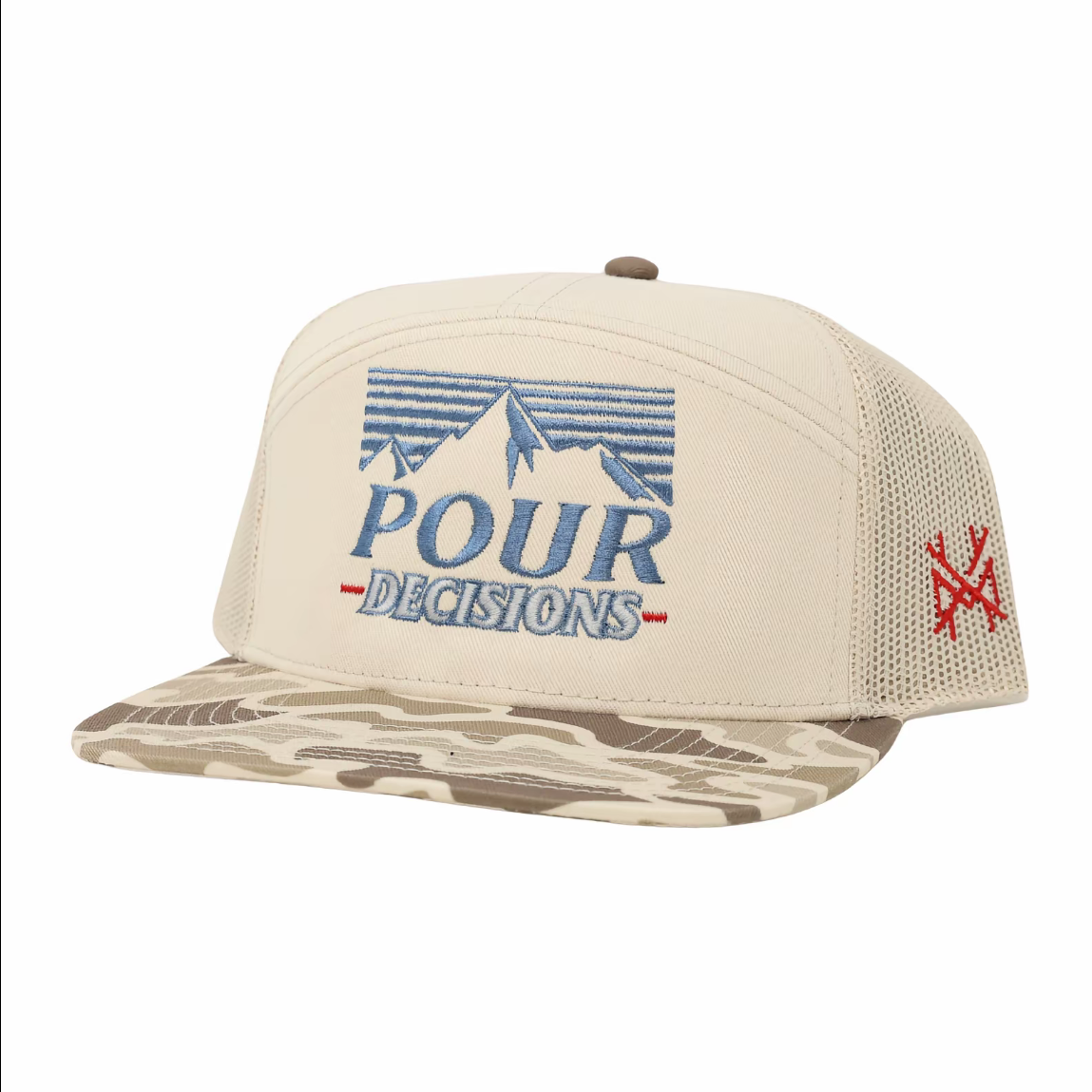 Pour Decisions Embroidered Trucker Hat snapback Adjustable