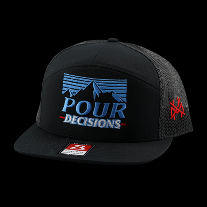 Pour Decisions Embroidered Trucker Hat snapback Adjustable