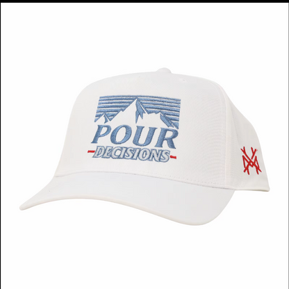Pour Decisions Embroidered Trucker Hat snapback Adjustable