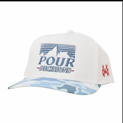 Pour Decisions Embroidered Trucker Hat snapback Adjustable