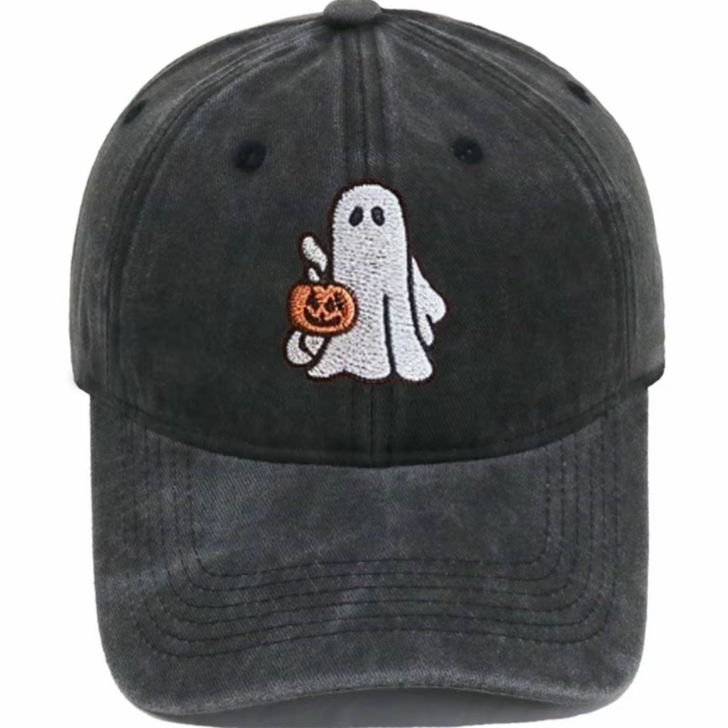 Vintage Pumpkin Embroidered Unisex All-Season Trucker Hat Baseball Cap
