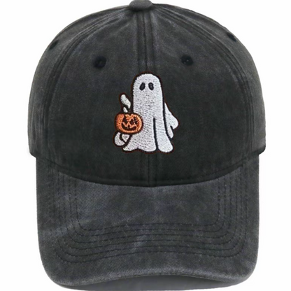 Vintage Pumpkin Embroidered Unisex All-Season Trucker Hat Baseball Cap
