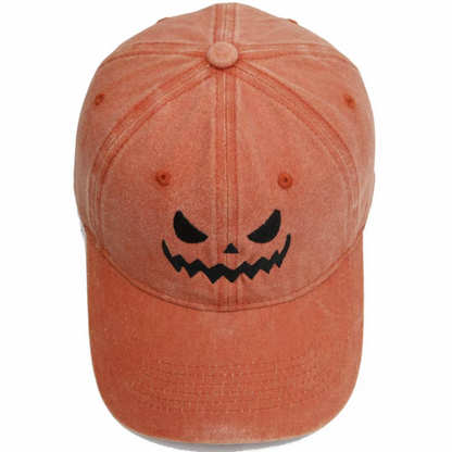 Vintage Pumpkin Embroidered Unisex All-Season Trucker Hat Baseball Cap