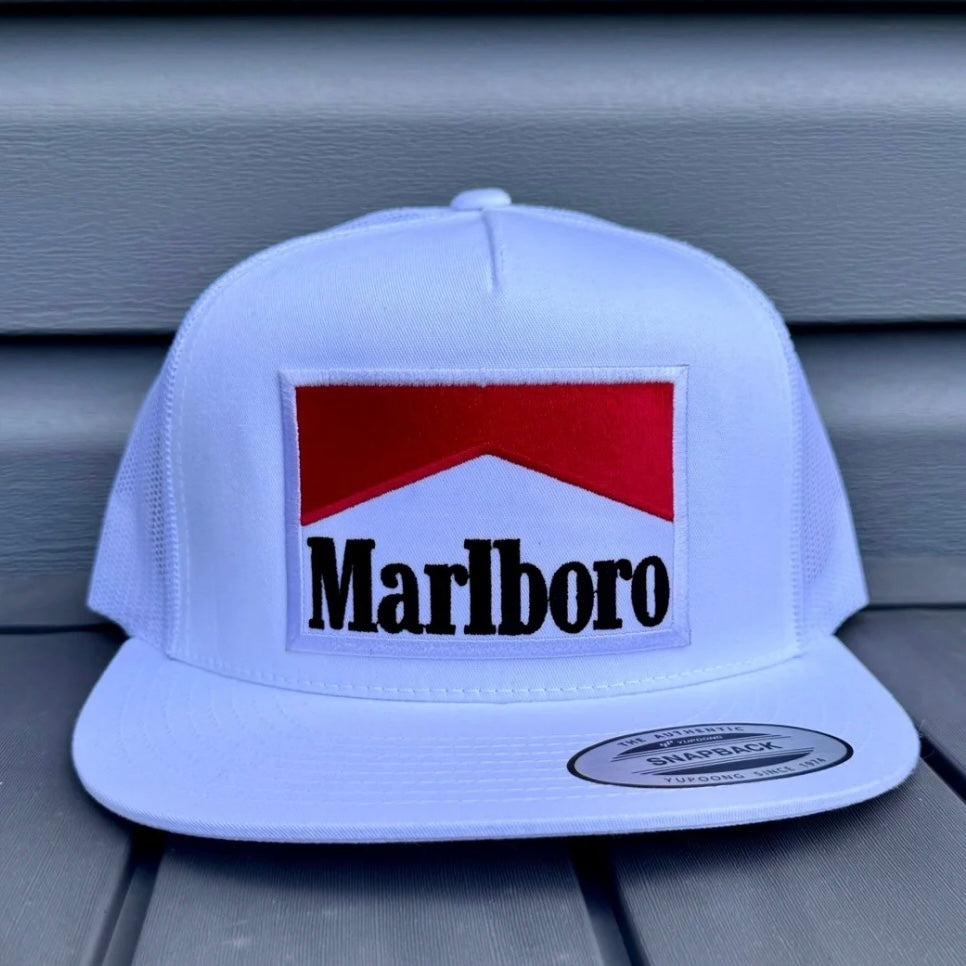 Vintage Marlboro White Unisex All-Season Trucker Hat Baseball Cap