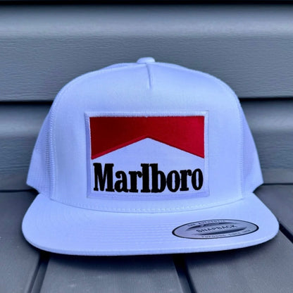 Vintage Marlboro White Unisex All-Season Trucker Hat Baseball Cap