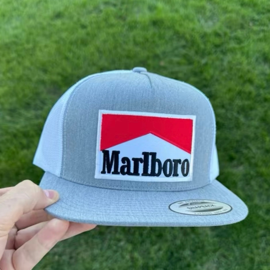 Vintage Marlboro White Unisex All-Season Trucker Hat Baseball Cap