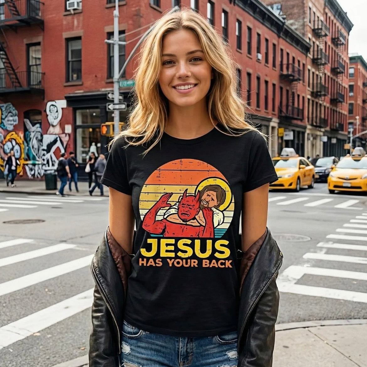 Jesus has your backT-Shirt/Sweatshirt/Hoodie