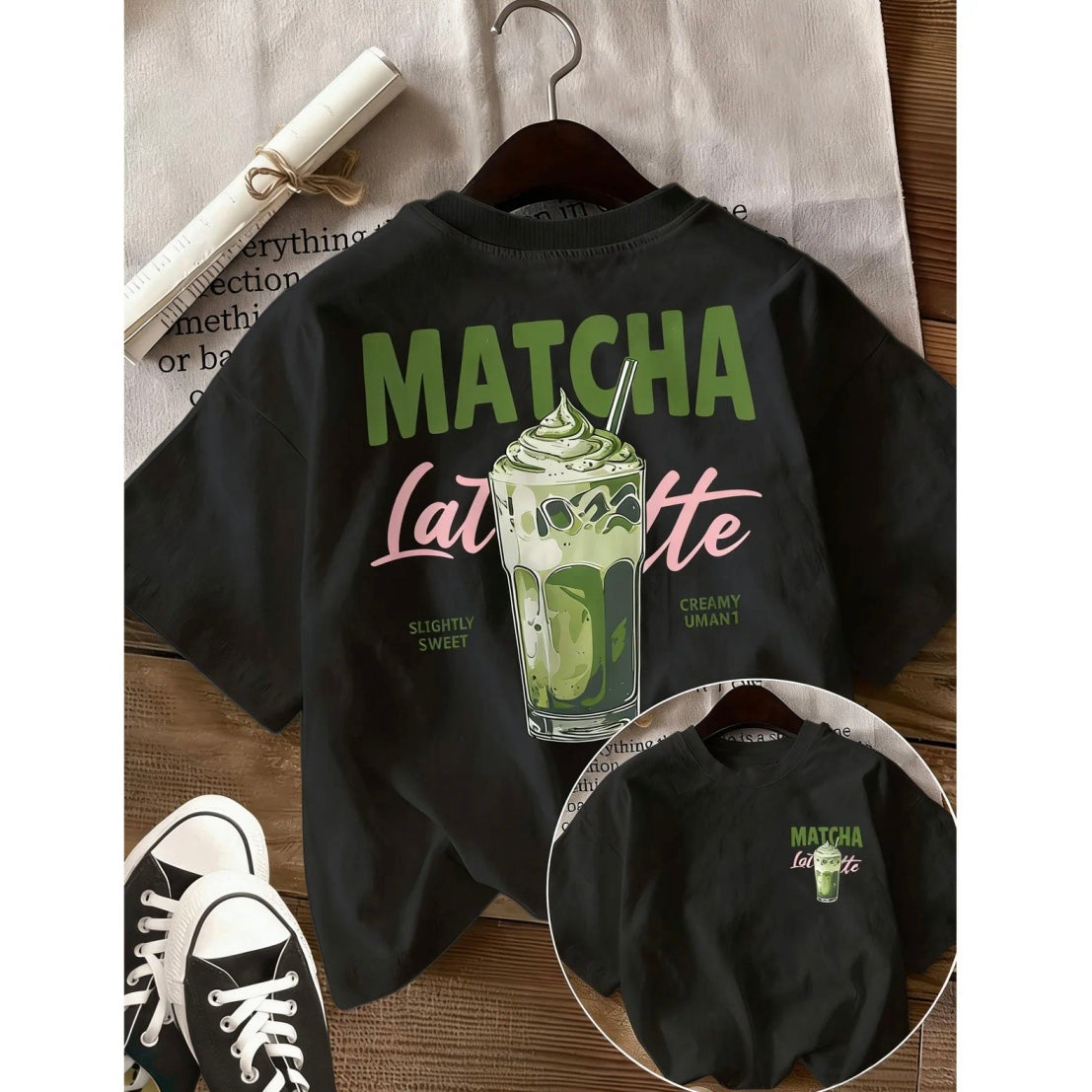 Matcha Latte Graphic T-Shirt/Sweatshirt/Hoodie