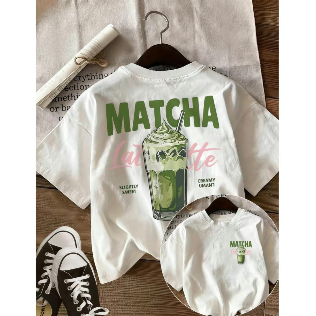 Matcha Latte Graphic T-Shirt/Sweatshirt/Hoodie