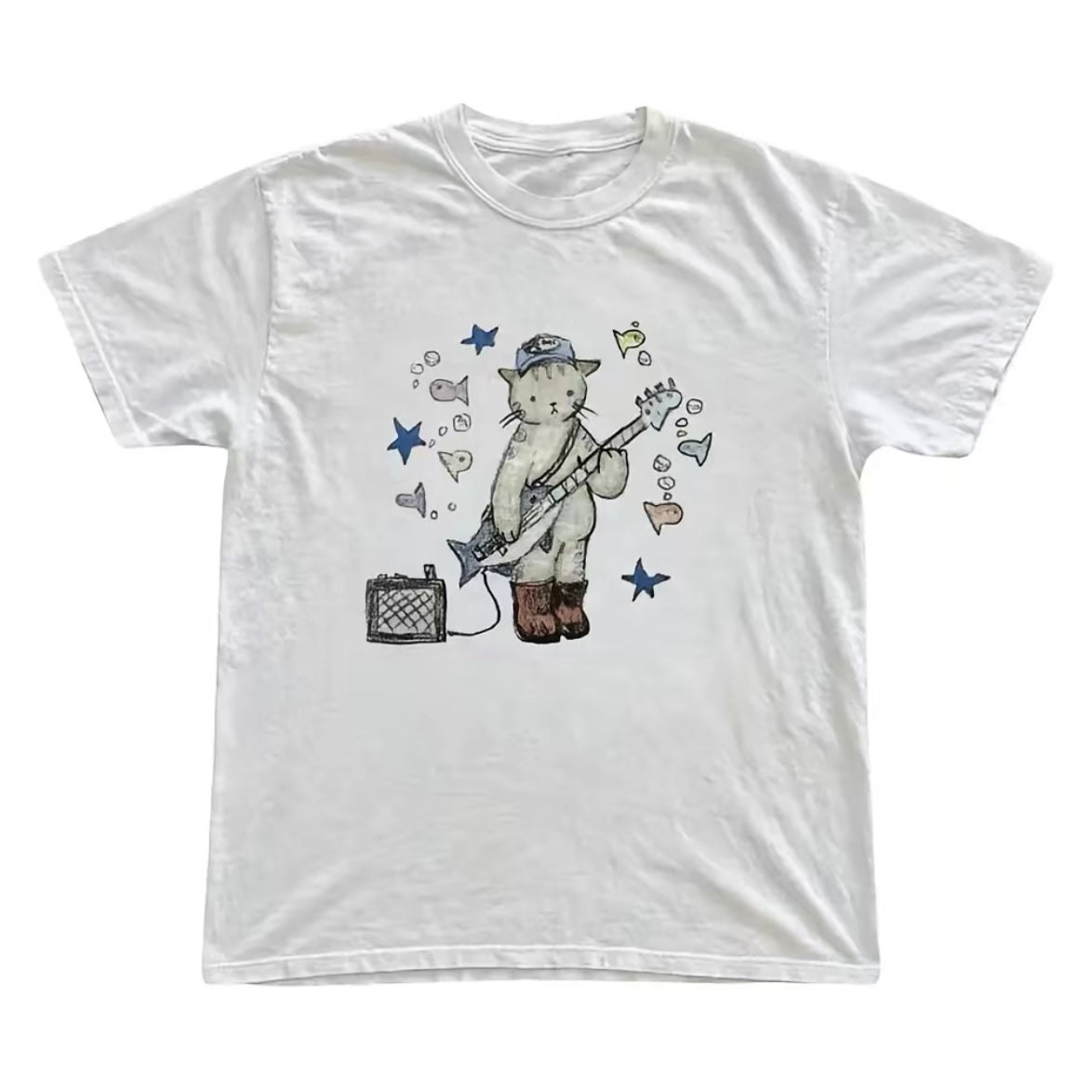 Rock Cat Animal Vintage T-Shirt/Sweatshirt/Hoodie