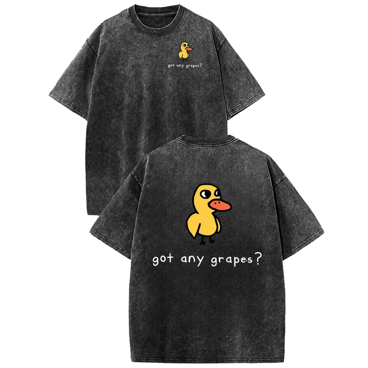 Washed Eat Grapes Duck T-Shirt/Sweatshirt/Hoodie