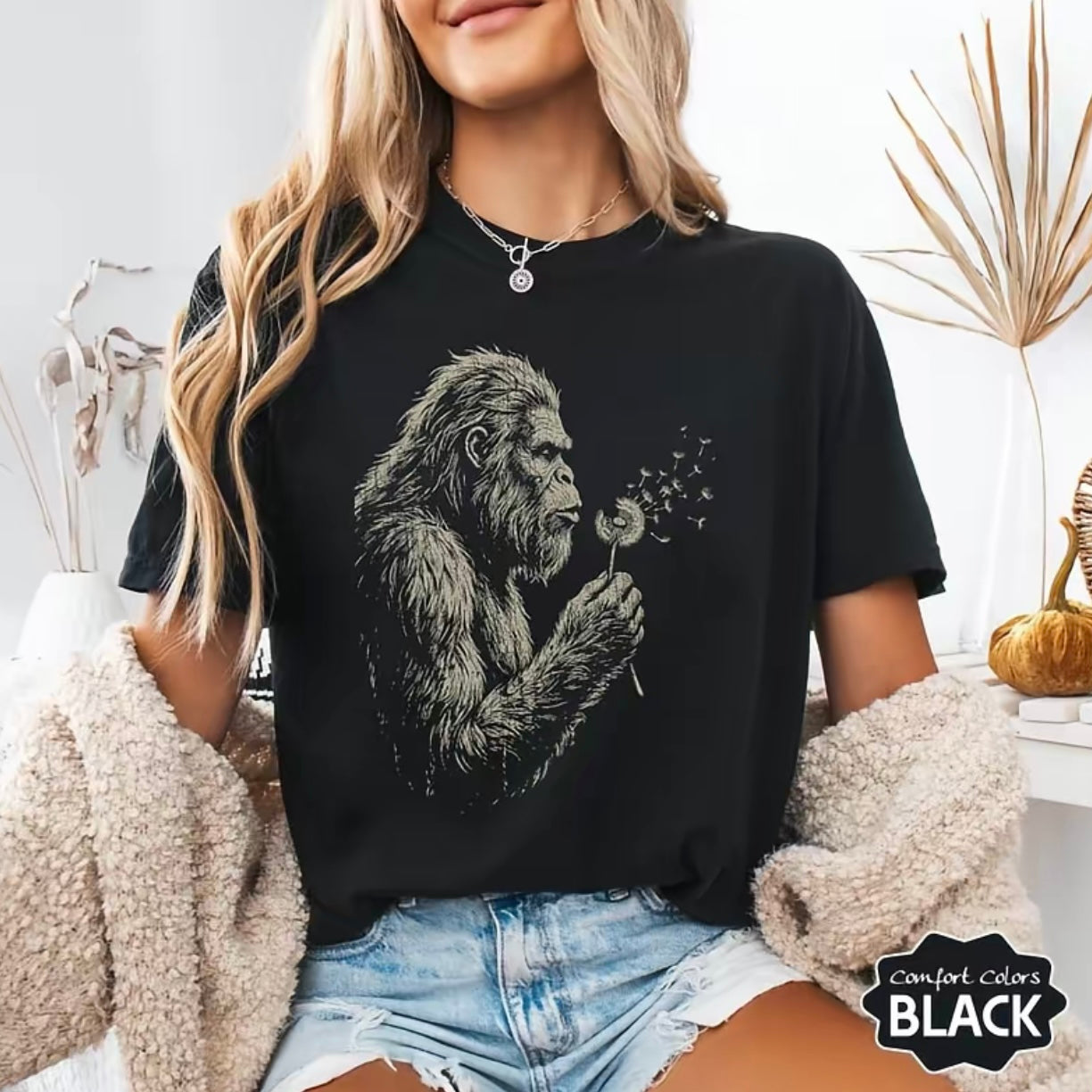 Bigfoot Dandelion Vintage T-Shirt/Sweatshirt/Hoodie