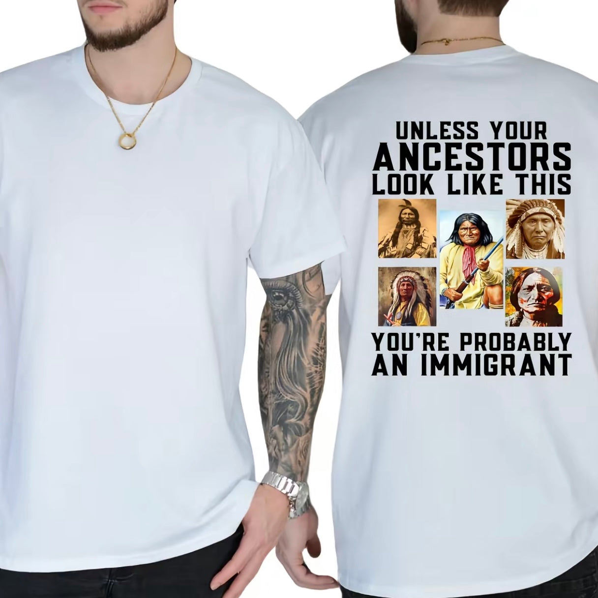 Unless Your Ancestors Look Like This T-Shirt/Sweatshirt/Hoodie