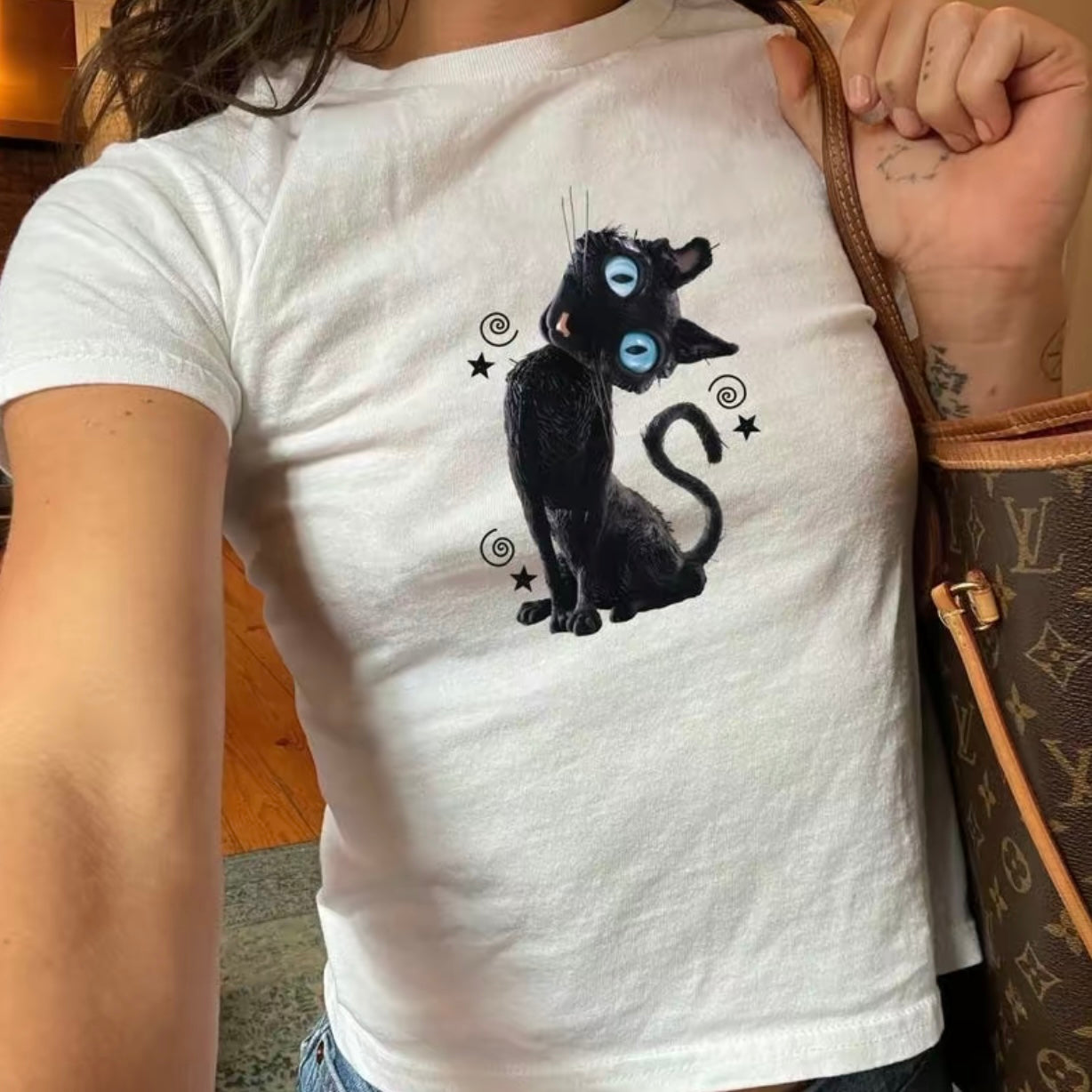 Creep Doll Cat Button Eyes Kitty T-Shirt/Sweatshirt/Hoodie