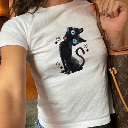 Creep Doll Cat Button Eyes Kitty T-Shirt/Sweatshirt/Hoodie