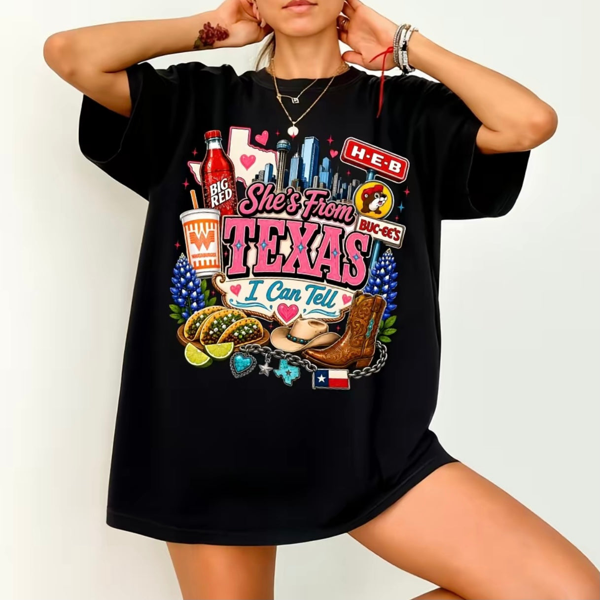 She's From Texas I Can Tell T-Shirt/Sweatshirt/Hoodie