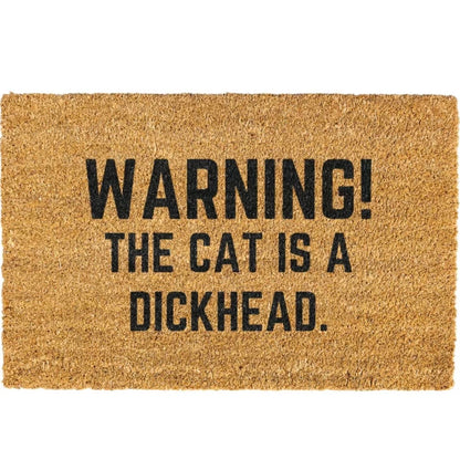 Funny Dog/Cat Warning Doormat