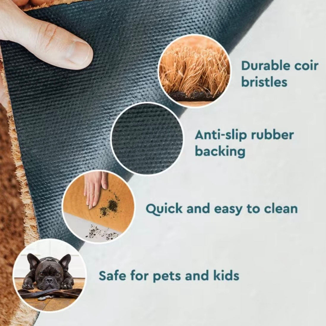 Funny Dog/Cat Warning Doormat