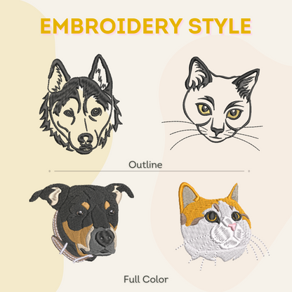 Custom Dog Embroidered Sweatshirt/Hoodie - Gift for Dog Pet Lover