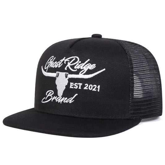 Cow Head Letter Graphic Unisex All-Season Trucker Hat Baseball Cap