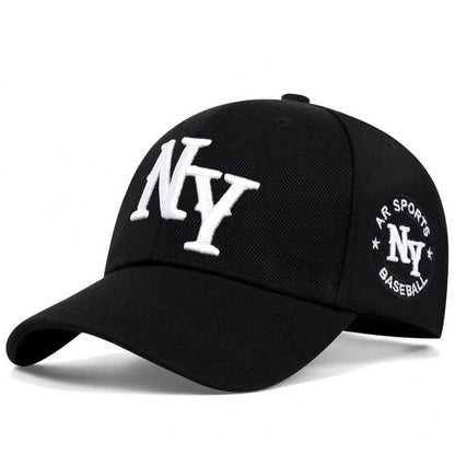 NY Letter Embroidered Unisex All-Season Hat Baseball Cap