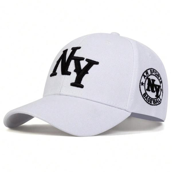 NY Letter Embroidered Unisex All-Season Hat Baseball Cap