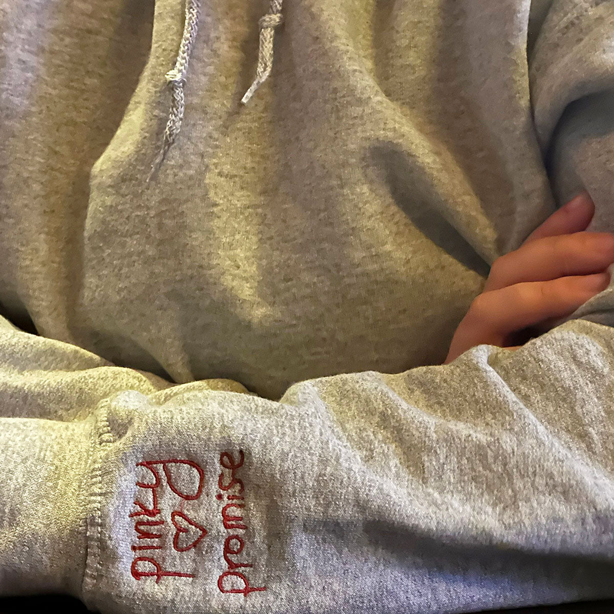 Embroidered Handwriting Sweatshirt/Hoodie