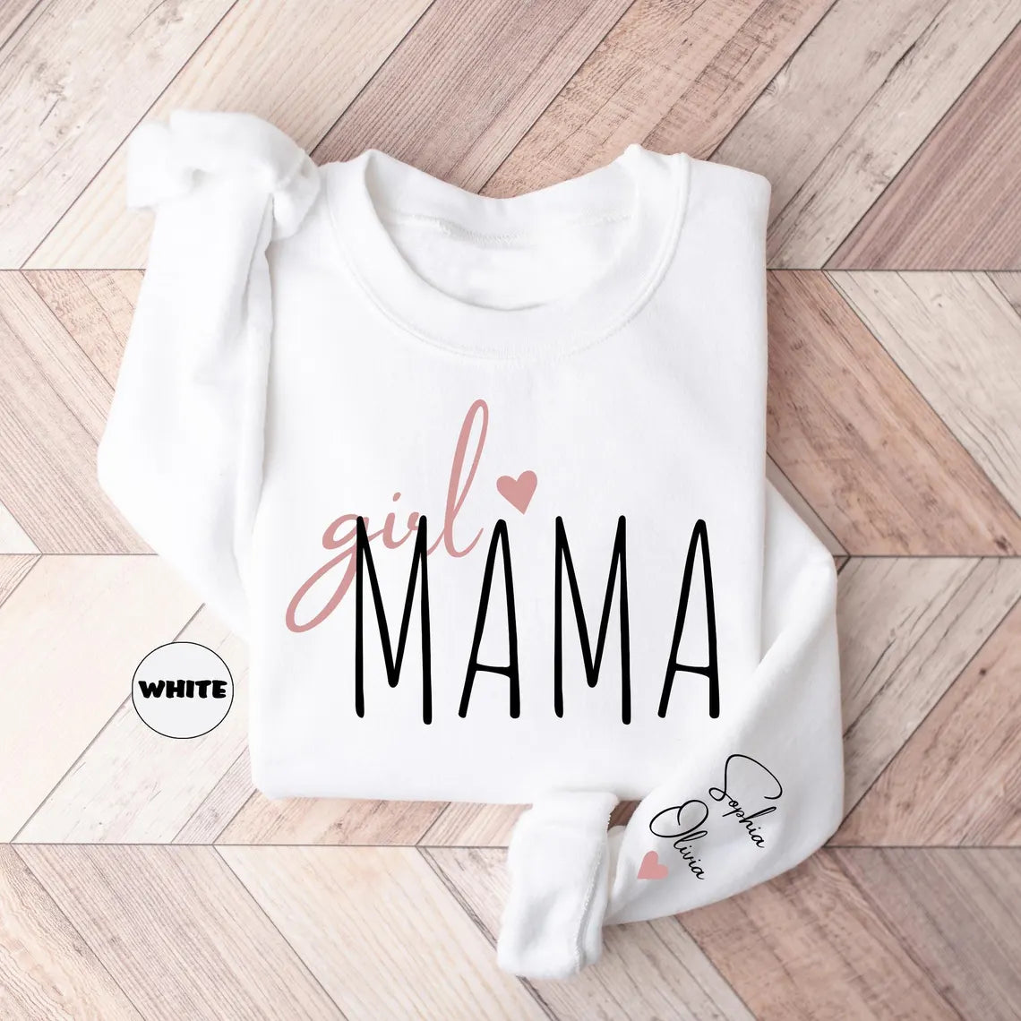Personalized Girl Mama T-Shirt/Sweatshirt/Hoodie