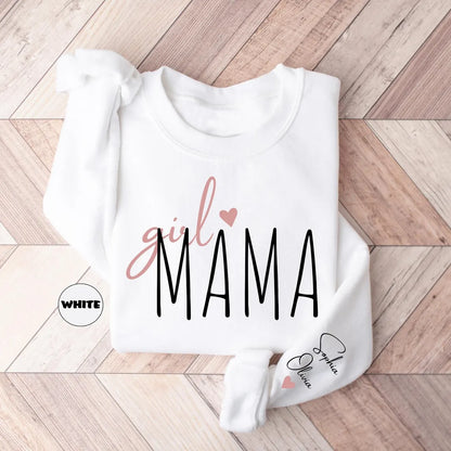 Personalized Girl Mama T-Shirt/Sweatshirt/Hoodie