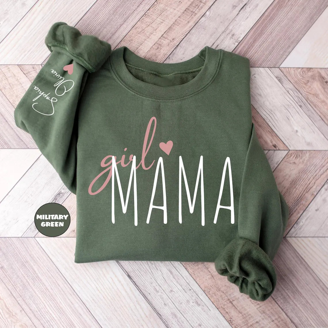Personalized Girl Mama T-Shirt/Sweatshirt/Hoodie