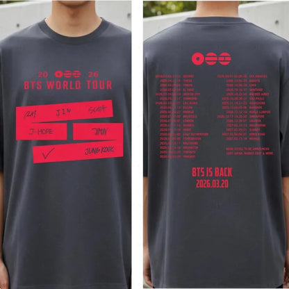 World Tour BTS 2026 T-Shirt/Sweatshirt/Hoodie