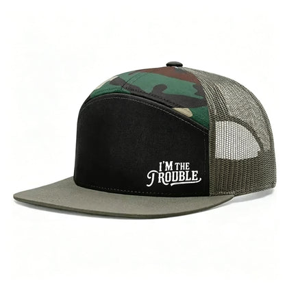 I'm The Problem/Trouble Unisex All-Season Trucker Hat Baseball Cap